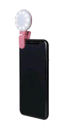 CELLY CLICKLIGHT SELFIE FLASH LIGHT LED FLASH AGGIUNTIVA UNIVERSALE PER SMARTPHONE E TABLET PINK